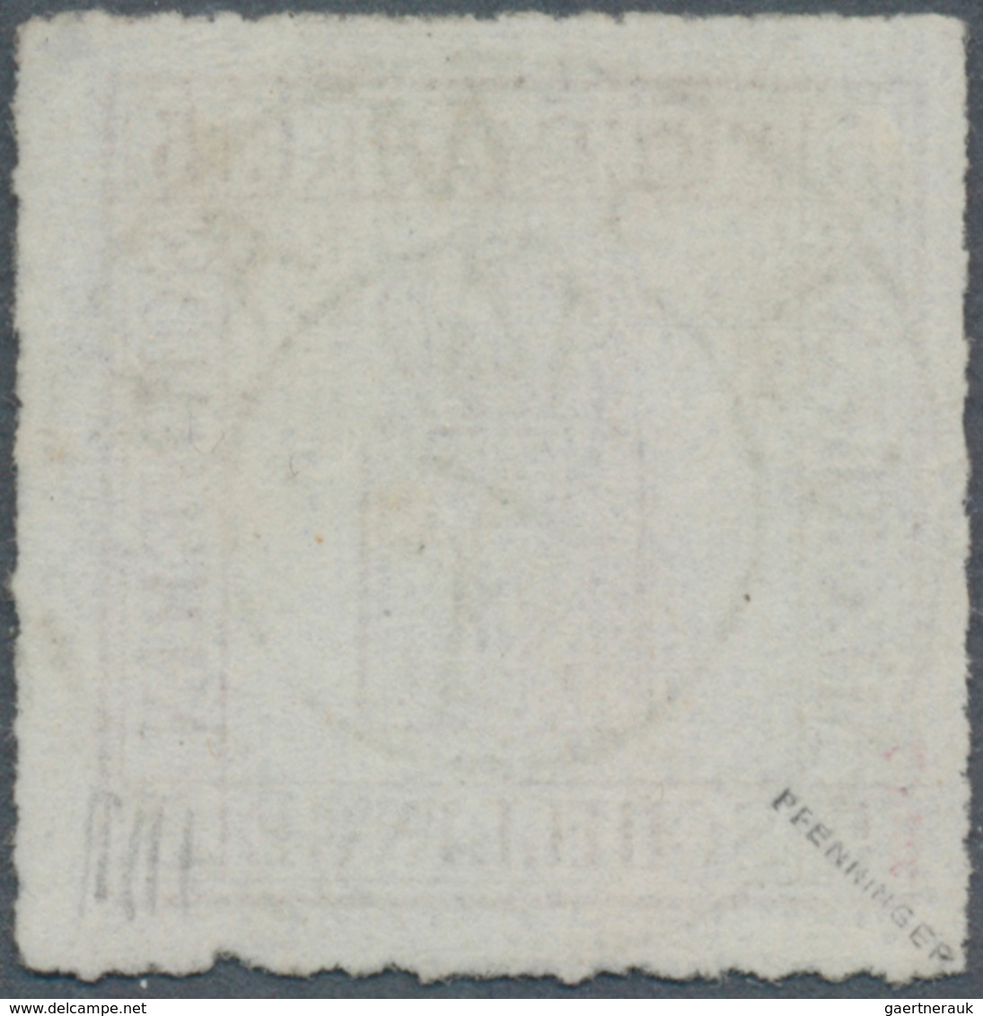 17337 Mecklenburg-Schwerin - Marken Und Briefe: 1864, 5 S Orangebraun, Markenformat 23,5x23 Mm, Geripptes - Mecklenburg-Schwerin