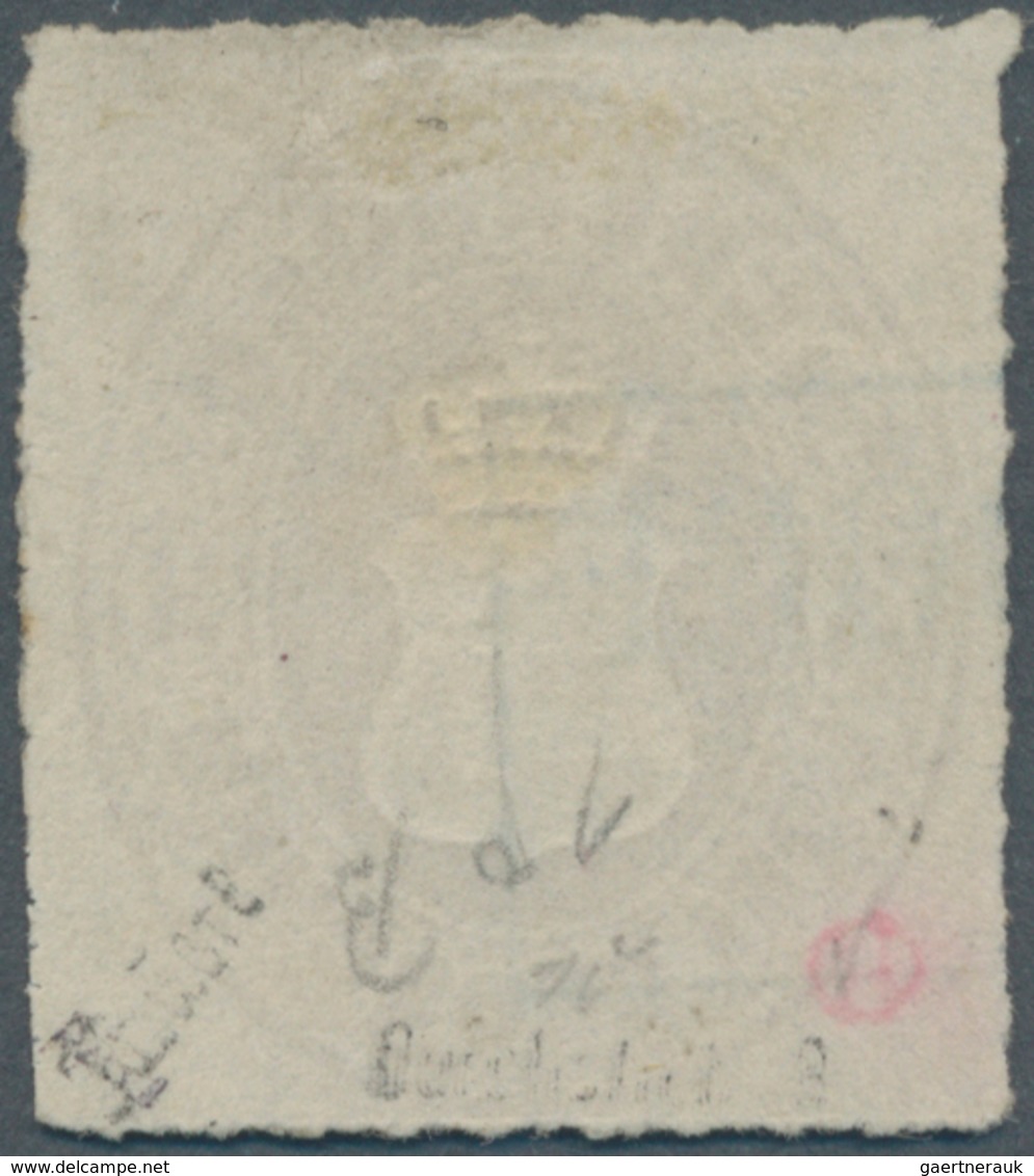 17371 Oldenburg - Marken Und Briefe: 1862, 3 Gr. Ockerbraun, Weit Durchstochen, Gestempelt, Kab.Stück, Meh - Oldenburg