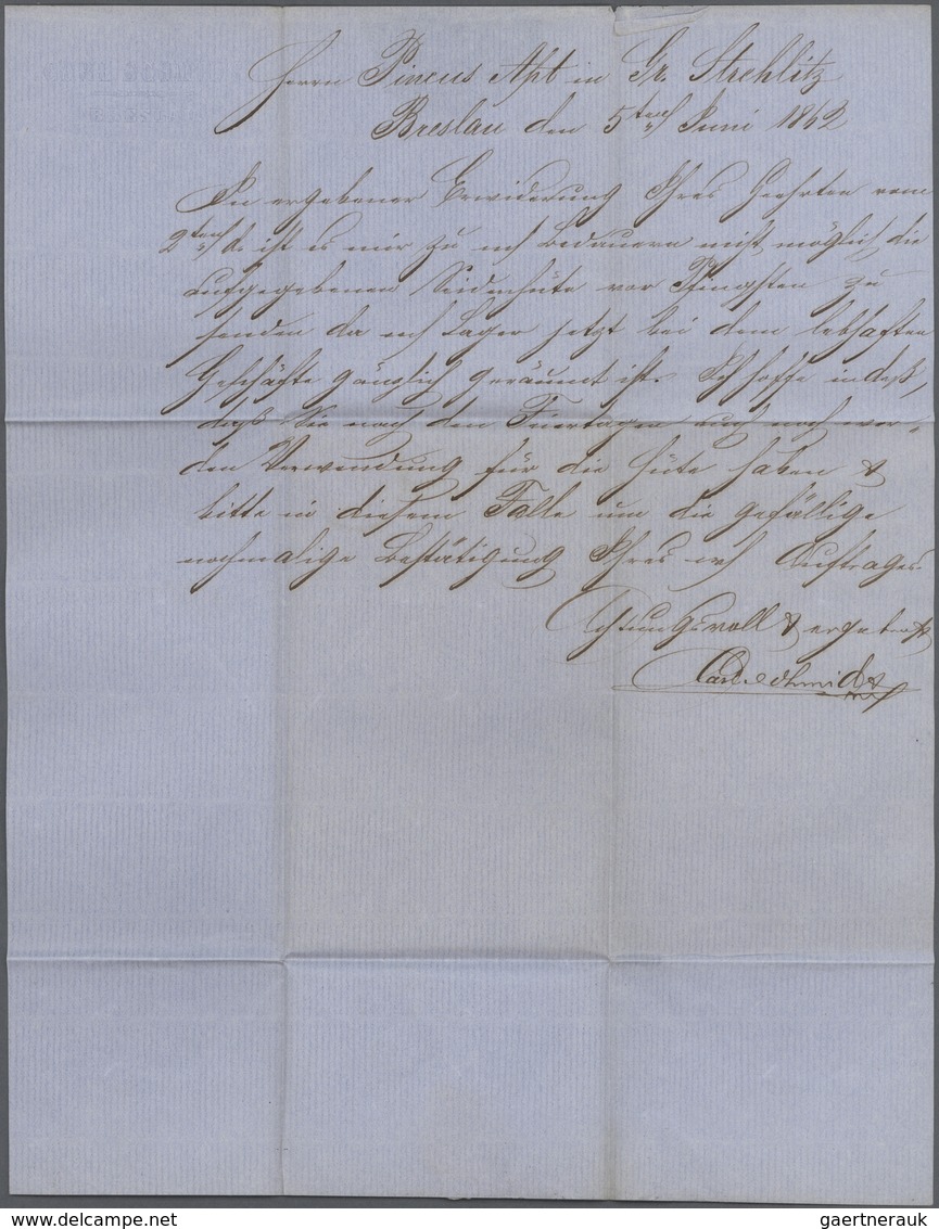 17404 Preußen - Marken Und Briefe: 1858: 2 Sgr Schwarzblau, Farbfrisch, Allseits Breitrandig, Rechts Im Ra - Other & Unclassified
