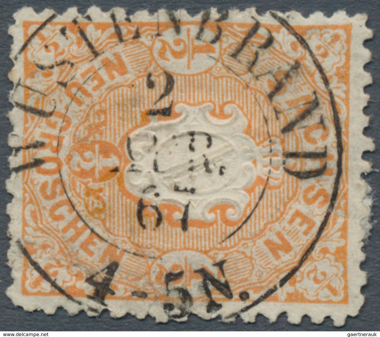 17459 Sachsen - Ortsstempel: WÜSTENBRAND 2 APR 67, Glasklarer Zentrischer, Liegender K2 Auf ½ Ngr. Mattora - Saxe