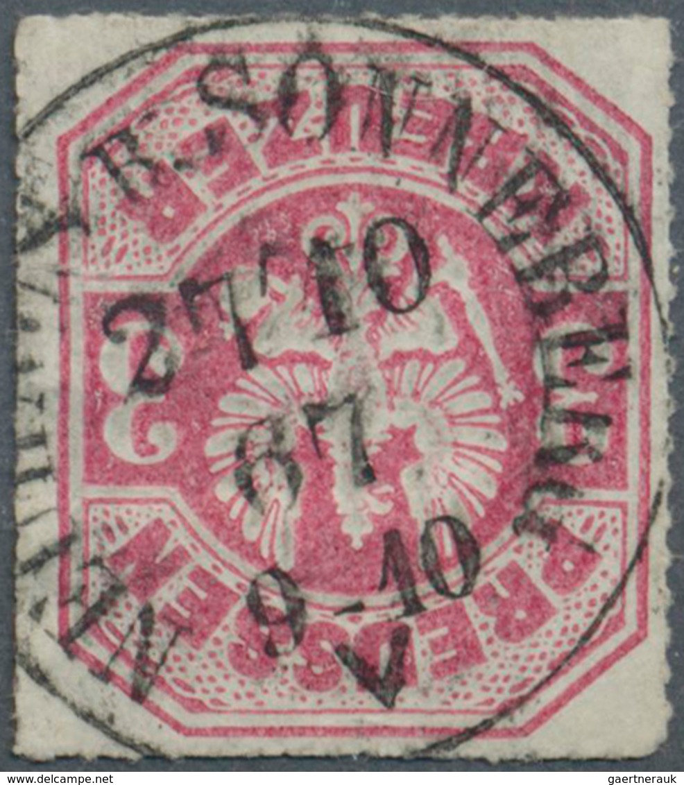 17499 Thurn & Taxis - Nachverwendete Stempel: "NEUHAUS B. SONNEBERG 27/10 67" FRÜHESTER BEKANNTER STEMPEL - Other & Unclassified