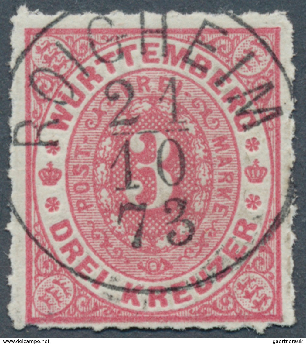 17695 Württemberg - Einkreisstempel: ROIGHEIM 21/10 73 Seltener Zentrischer Ideal-K1 Auf Ovalausgabe 3 Kr. - Other & Unclassified