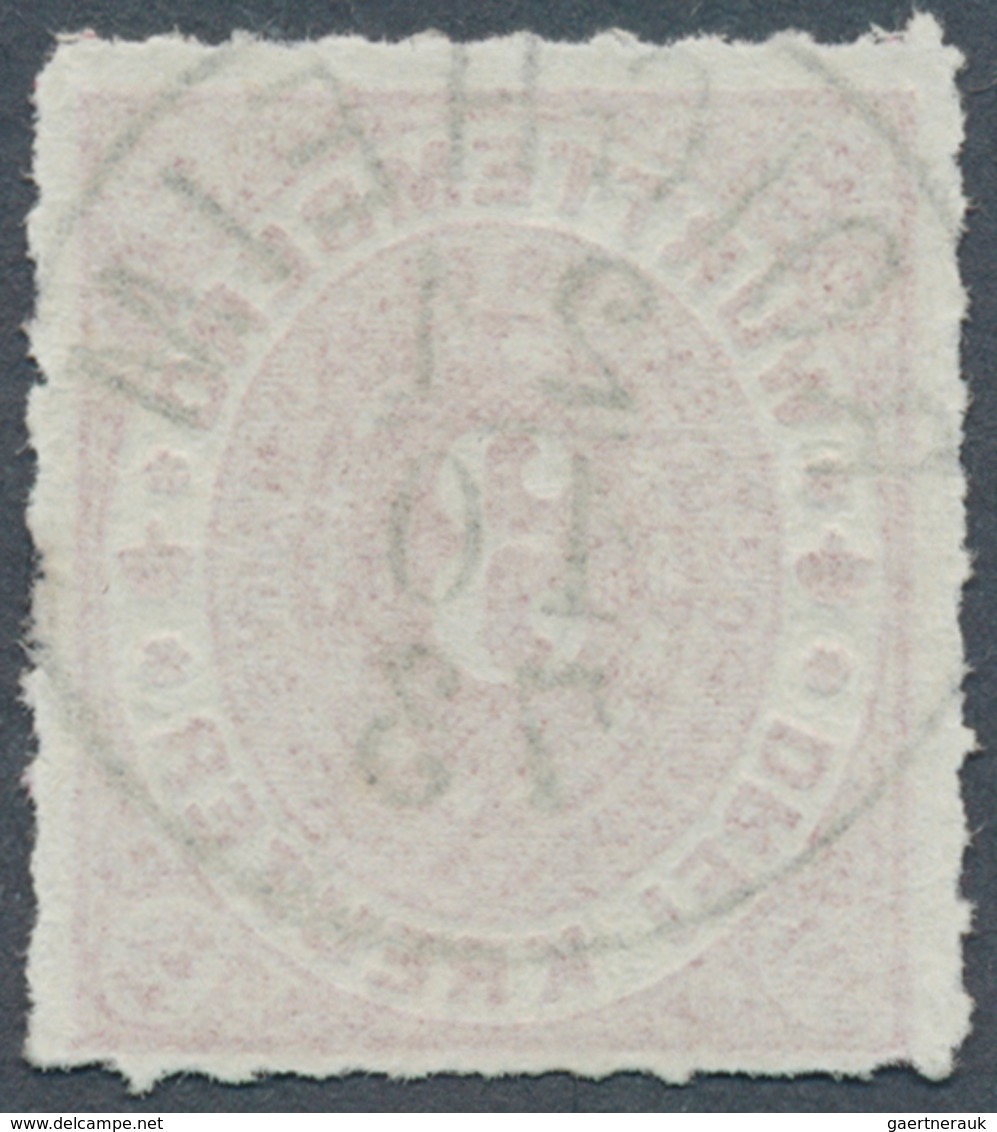 17695 Württemberg - Einkreisstempel: ROIGHEIM 21/10 73 Seltener Zentrischer Ideal-K1 Auf Ovalausgabe 3 Kr. - Other & Unclassified