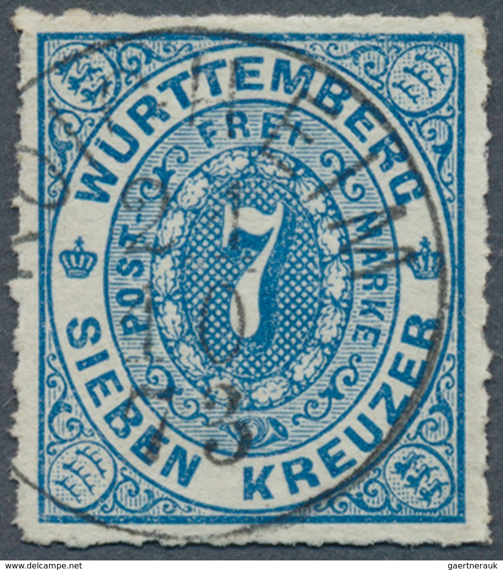 17696 Württemberg - Einkreisstempel: ROIGHEIM 21/10 73 Seltener Zentrischer, Nahezu Idealer K1 Auf Ovalaus - Other & Unclassified