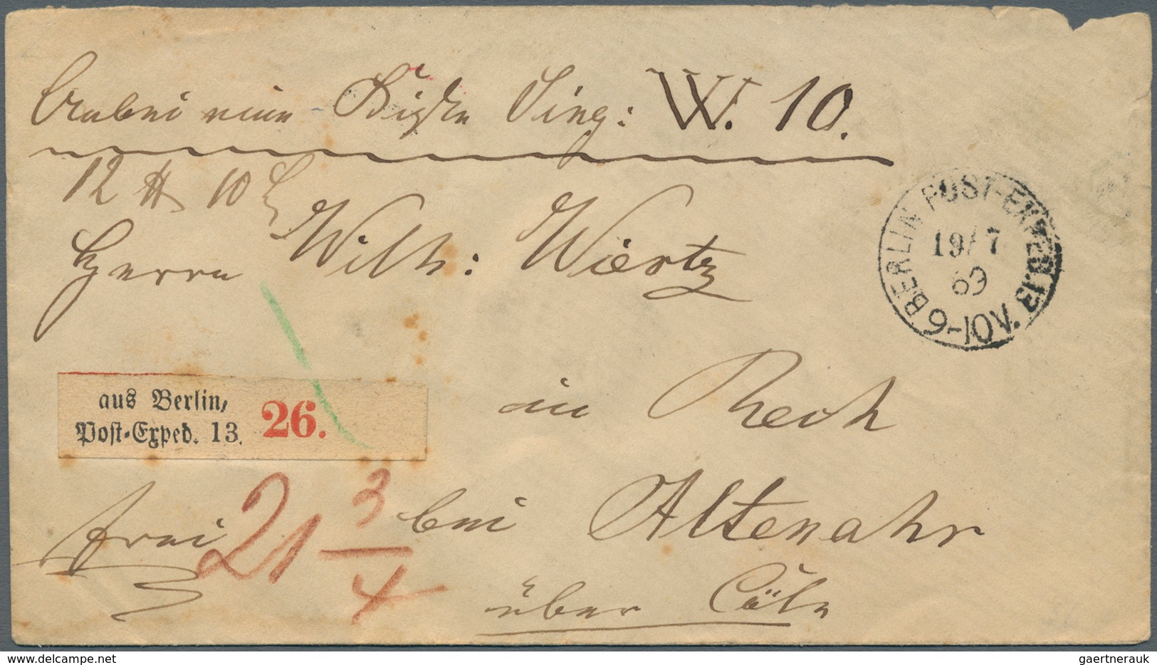 17718 Norddeutscher Bund - Marken Und Briefe: 1868, 1/4 Gr Braunviolett, 1/2 Gr Orange, 1 Gr Karmin Und Se - Sonstige & Ohne Zuordnung