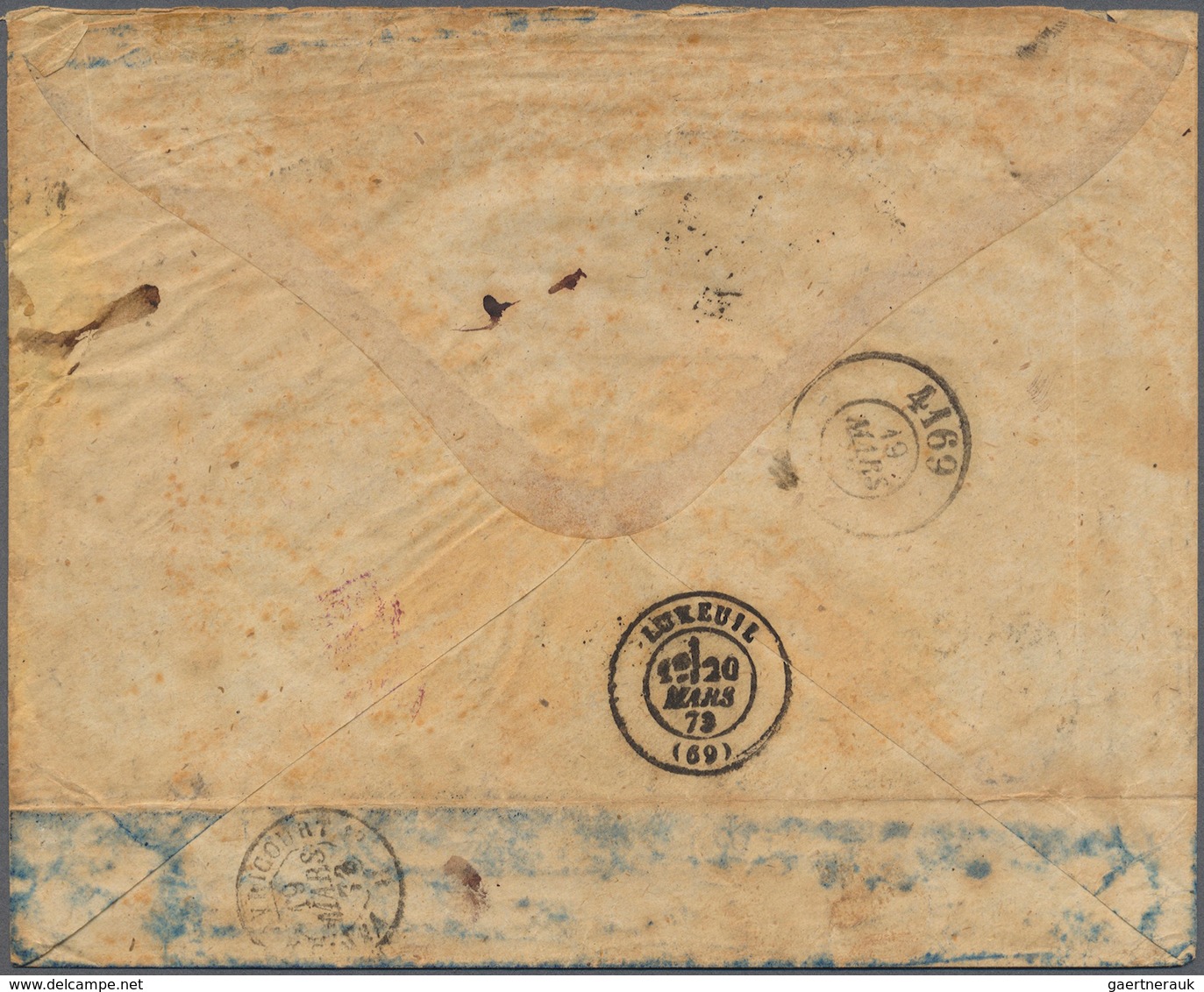 17816 Deutsches Reich - Brustschild: 1873. Eingeschriebener Brief Der Firma "Zickenheimer, Mainz, Fabrik D - Unused Stamps
