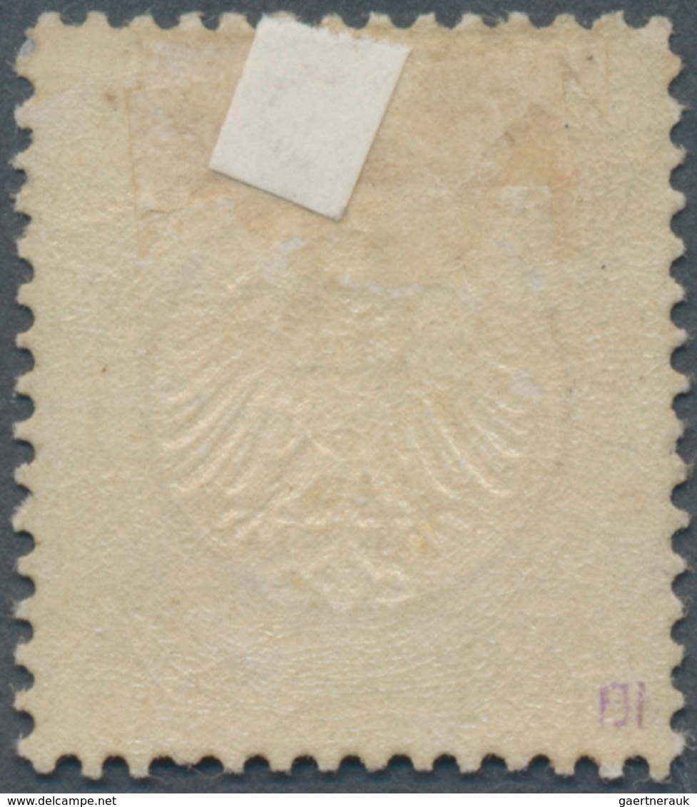 17817 Deutsches Reich - Brustschild: 1872, 18 Kr. Kleiner Schild, Farbfrisch Und Gut Gezähnt, Tadellos Ung - Unused Stamps