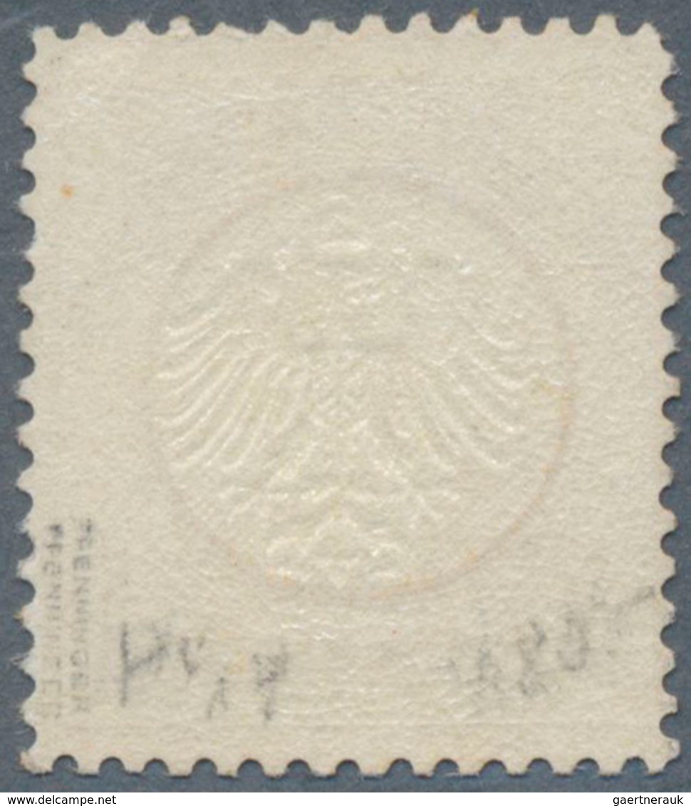 17823 Deutsches Reich - Brustschild: 1872, ½Gr Kleiner Schild, Ungebraucht, Signiert Pfenninger, Ungebrauc - Unused Stamps