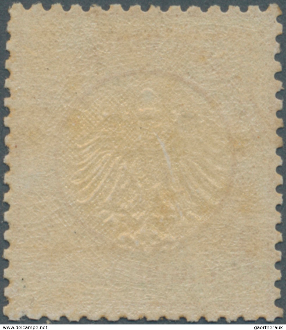 17824 Deutsches Reich - Brustschild: 1872, 1/2 Groschen Orange, Kleiner Schild In Kräftiger Gelber Nuance, - Unused Stamps