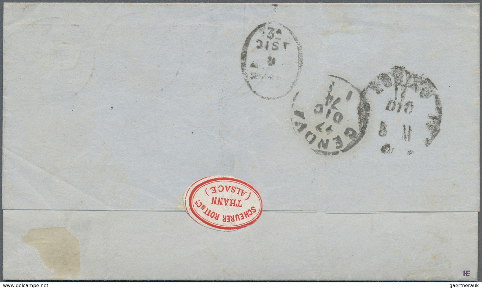 17842 Deutsches Reich - Brustschild: 1872, 1 Gr. Großer Schild Karmin Im Senkrechten Paar Und Einzelwert 1 - Unused Stamps
