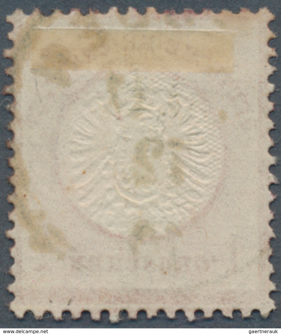 17845 Deutsches Reich - Brustschild: 1872, 1 Gr. Rot, Tadelloses Stück Mit Deutlich Sichtbarem Plattenfehl - Unused Stamps