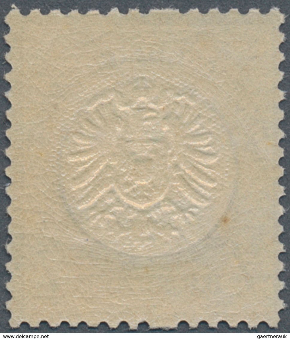 17855 Deutsches Reich - Brustschild: 1872, 7 Kreuzer, Zentriert, Abart Oben Und Unten : 1 Zahn Nicht Durch - Unused Stamps