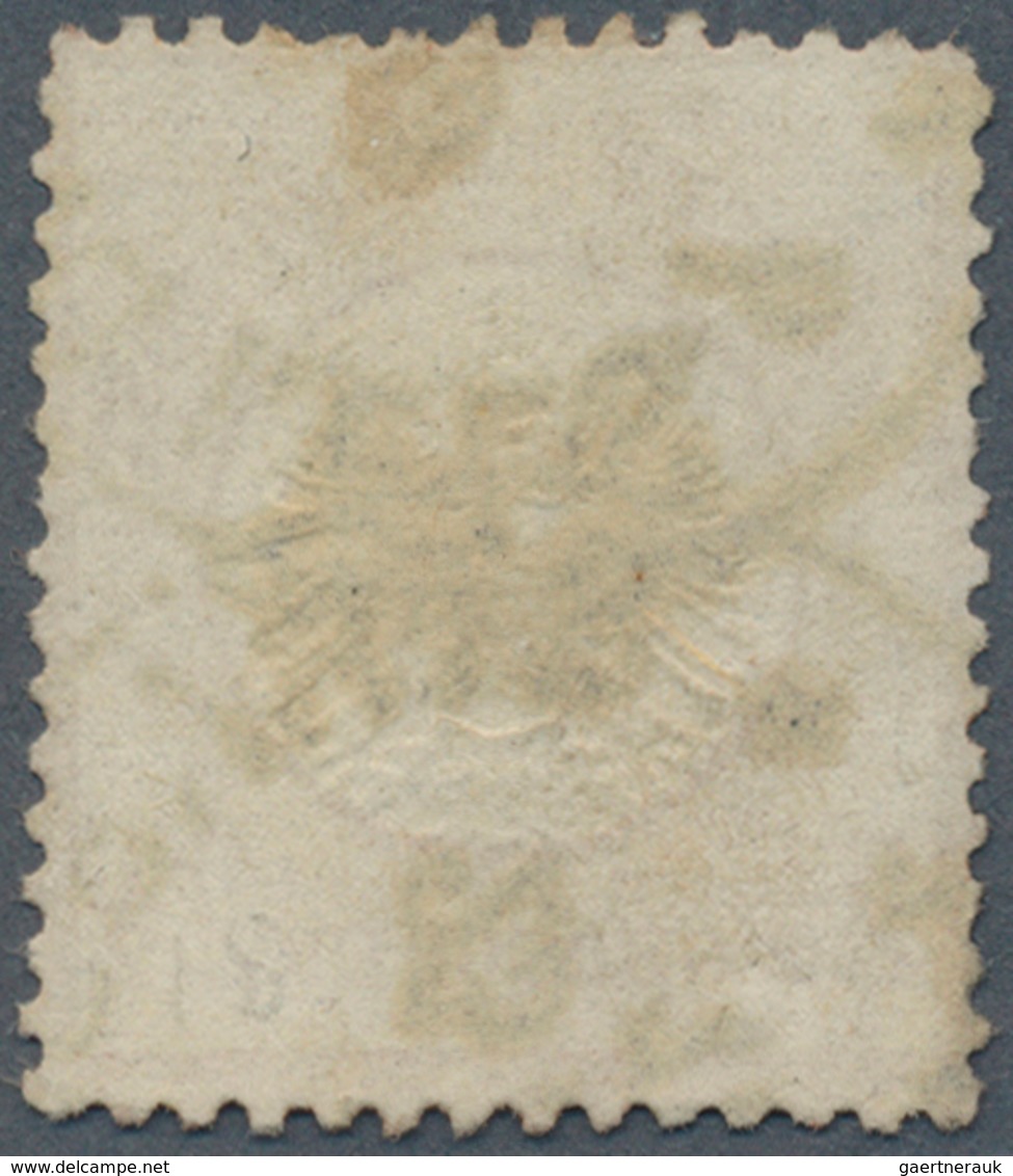 17884 Deutsches Reich - Brustschild: 1875, 2 1/2 Gr Mit Reichspost-Normstempel-Spätverwendungen Von "STRAS - Unused Stamps