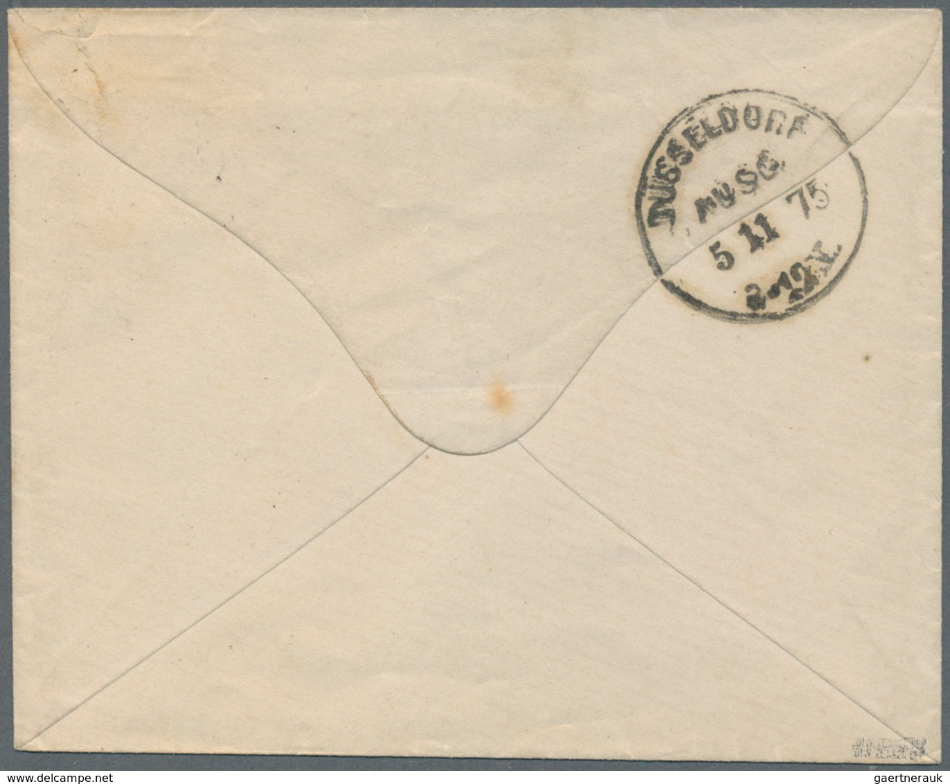 17887 Deutsches Reich - Pfennige: 1875, 10 Pfennige Dunkelkarminrot Auf Kleinem Brief Ab BONN 5/11 75 Nach - Covers & Documents