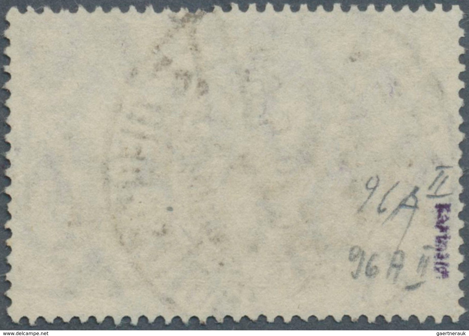 17943 Deutsches Reich - Germania: 1919, 3 M. Kaiserreich, 26:17 Zähnungslöcher, Kriegsdruck, Gest. "AACHEN - Unused Stamps