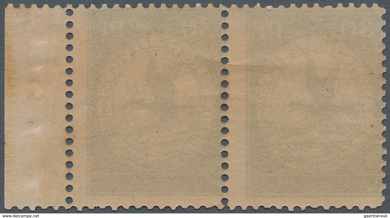 17949 Deutsches Reich - Germania: 1912, 30 Pfg. Flugpost Rhein/Main Mit Plattenfehler "Großer Mond" (Feld - Unused Stamps