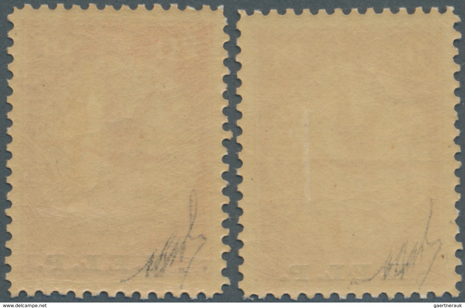 17957 Deutsches Reich - Germania: 1912, 10 Pfg. Und 20 Pfg. E.EL.P., Sauber Ungebraucht, Tadellos, Handsch - Unused Stamps