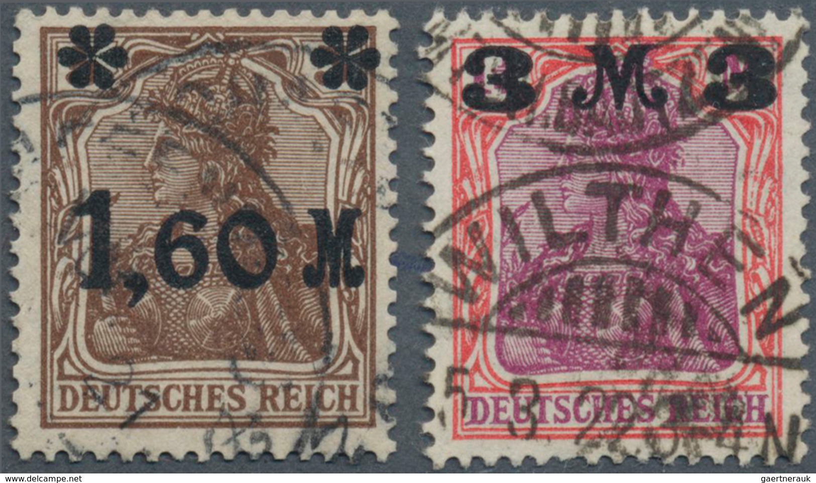 17975 Deutsches Reich - Inflation: 1921, 1.60 M. Auf 5 Pf. (lebhaft)braun, Gest., Echt Und Einwandfrei, Fo - Covers & Documents