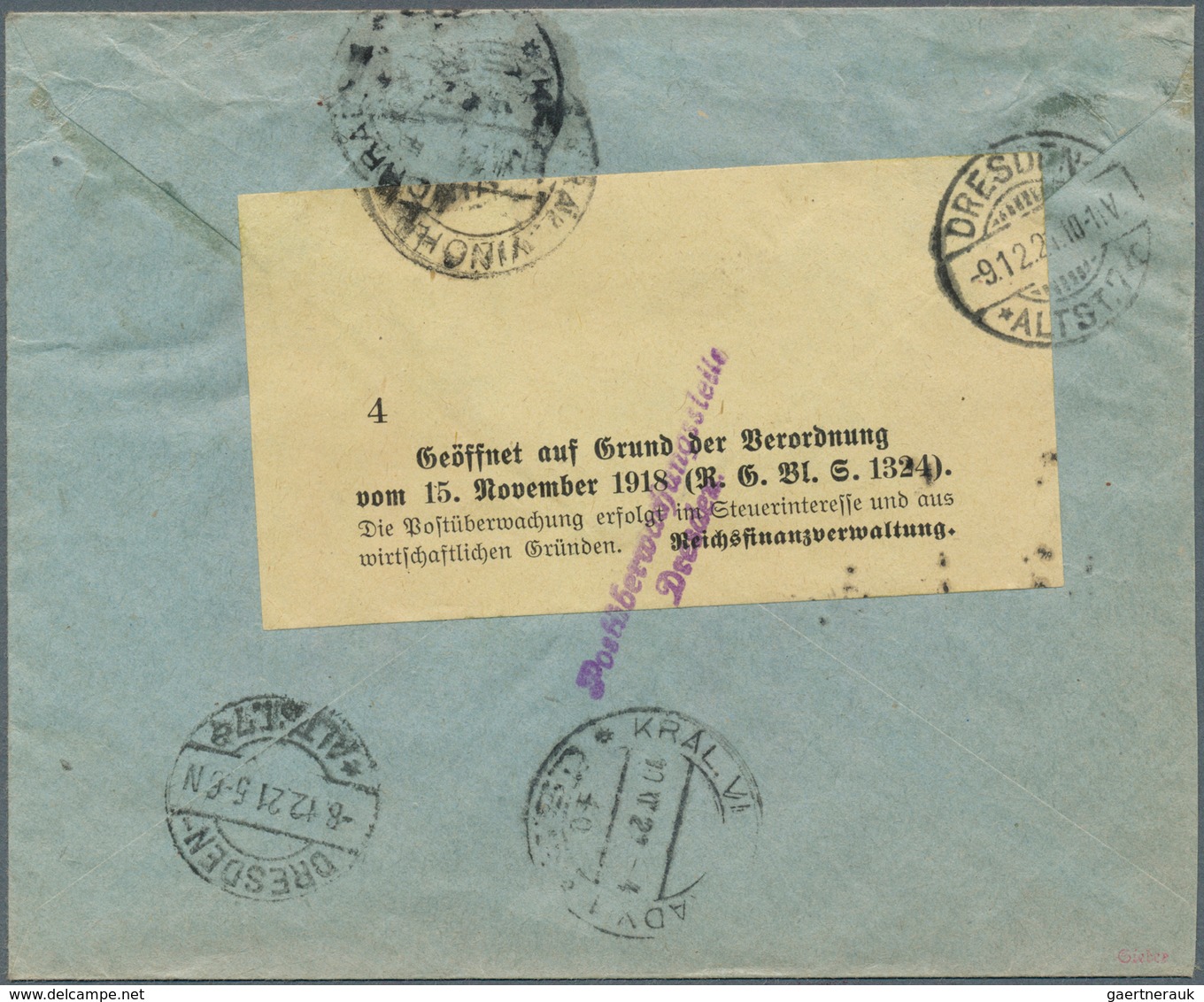 17978 Deutsches Reich - Inflation: 1921, 10 Pfg. Schwarzoliv Im Senkrechten Paar Mit 2 Mark Germania Auf F - Covers & Documents