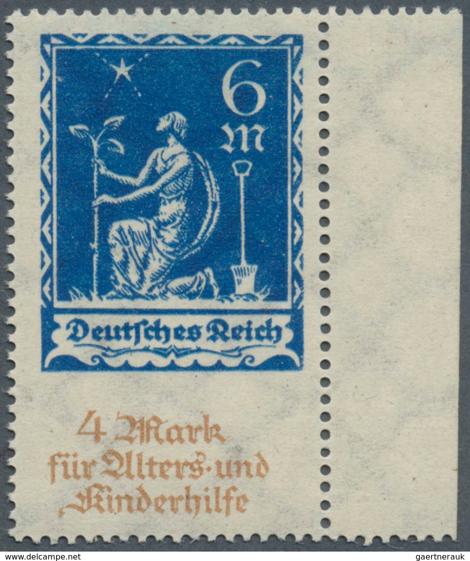 17997 Deutsches Reich - Inflation: 1922, 6 M Kinderhilfe, Einwandfrei Postfrisches Exemplar Vom Rechten Ra - Covers & Documents