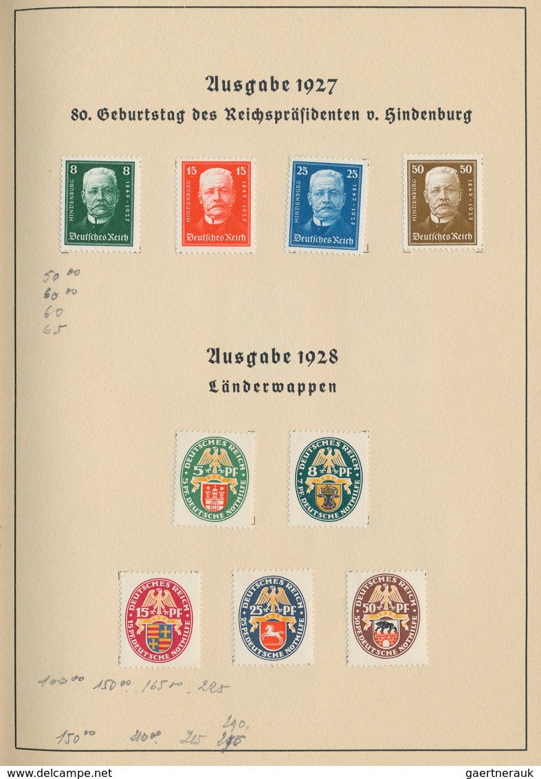 18050 Deutsches Reich - Weimar: 1925/1932. Offizielles DR-Geschenkheft "Überreicht Von Der Deutschen Abord - Neufs