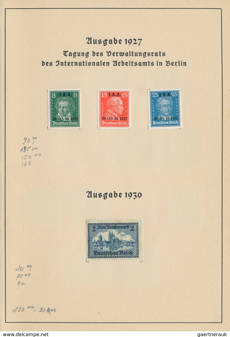 18050 Deutsches Reich - Weimar: 1925/1932. Offizielles DR-Geschenkheft "Überreicht von der deutschen Abord