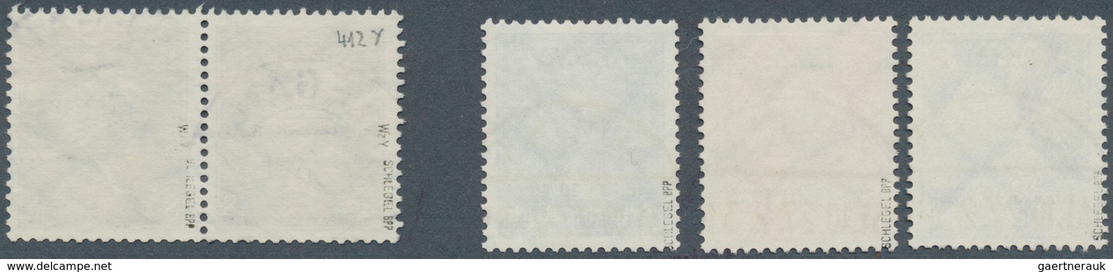 18062 Deutsches Reich - Weimar: 1927 - 1928, 8 Pf. Bis 25 Pf. Mit Aufdruck ''IAA", Kompl. Ausgabe Mit Zentr - Unused Stamps