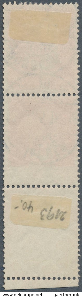 18068 Deutsches Reich - Weimar: 1928, 15Pfg. Reichspräsidenten (I), Teil Einer Geklebten Papierbahn. Mi.Nr - Unused Stamps