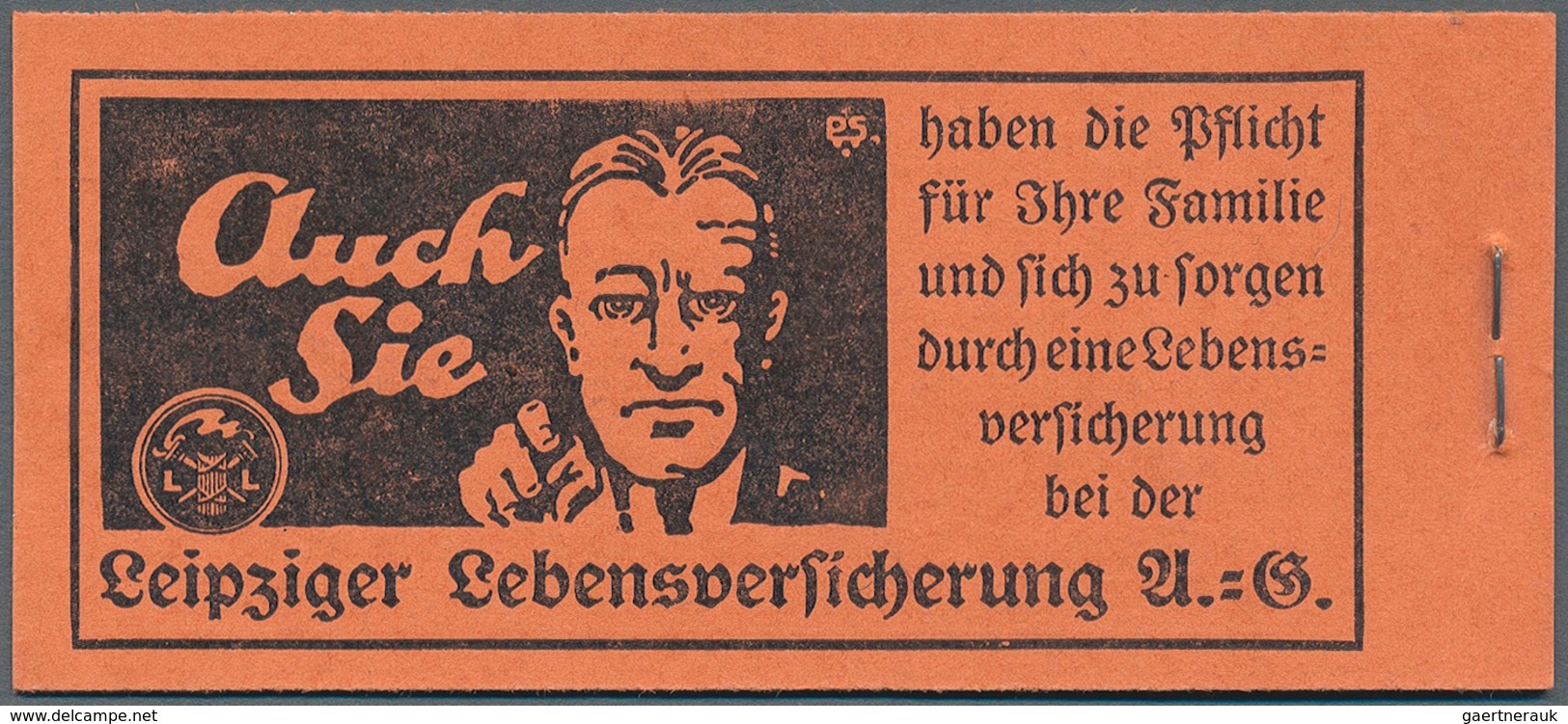 18227 Deutsches Reich - Markenheftchen: 1926, Markenheftchen Schiller / Friedrich Der Große Mit ONr. 3, Di - Markenheftchen