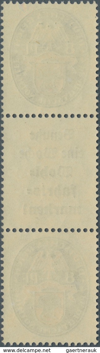 18245 Deutsches Reich - Zusammendrucke: 1928, Nothilfe 8 Pf. + A2 + 8 Pf. , Sehr Seltener, Senkrechter Zus - Se-Tenant