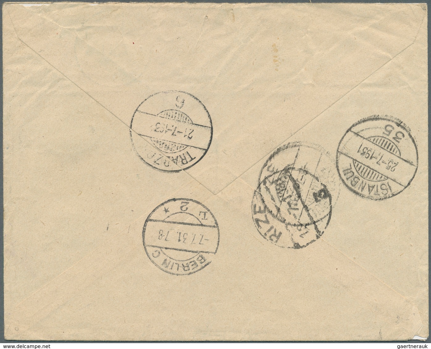 18252 Deutsches Reich - Zusammendrucke: 1931: Flugpost 20 Pfg Mit 3 Leerfeldern Und 2 Leerfeldern (W21.2) - Se-Tenant