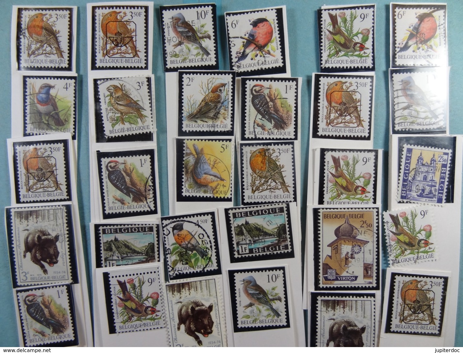 Lot D'environ 250 Timbres De Belgique (tous Scannés) - Vrac (max 999 Timbres)