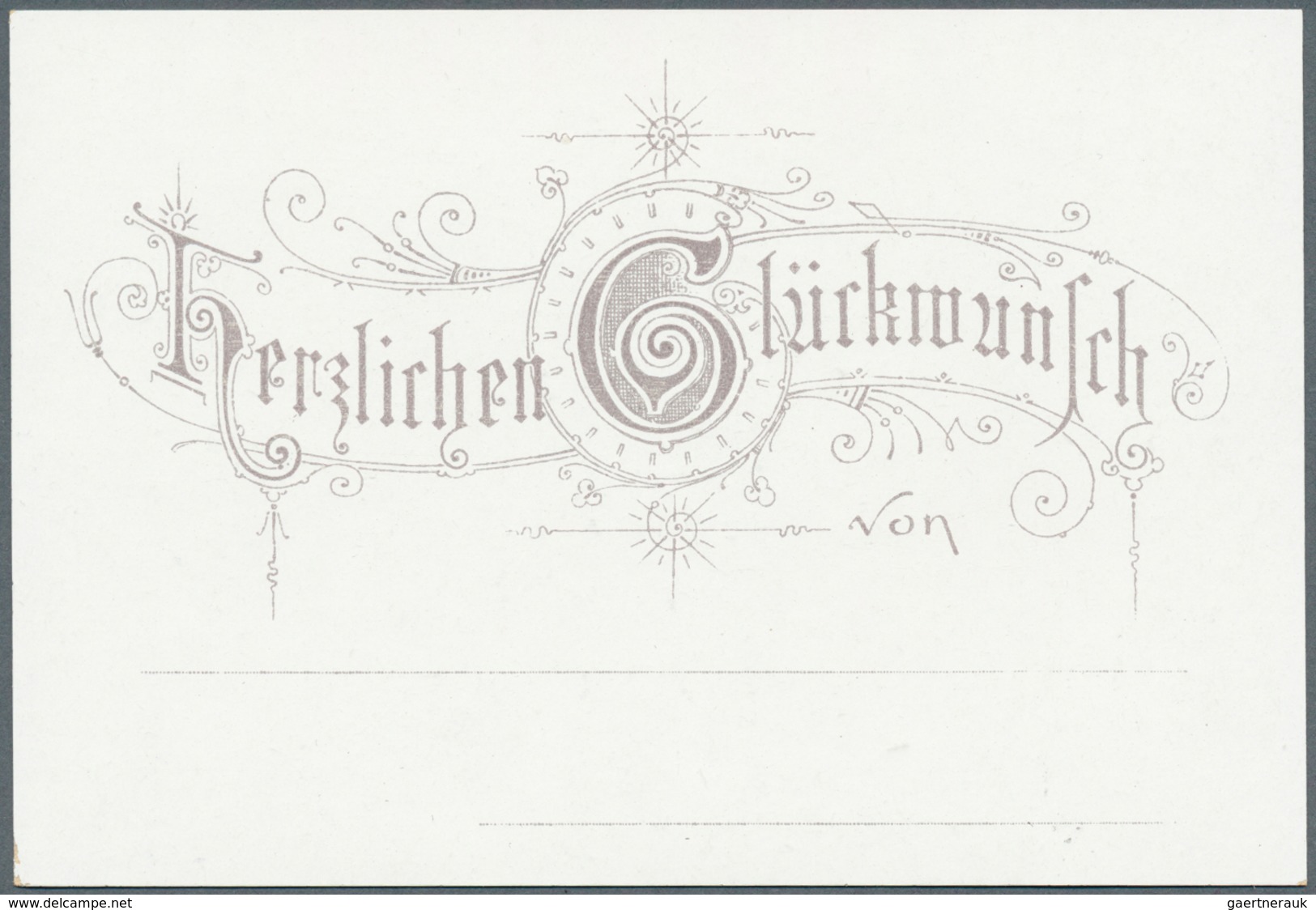 18291 Deutsches Reich - Privatpost (Stadtpost): BERLIN, Packetfahrt. Neujahrsumschlag (1890) 10 Pf Hellbra - Private & Local Mails