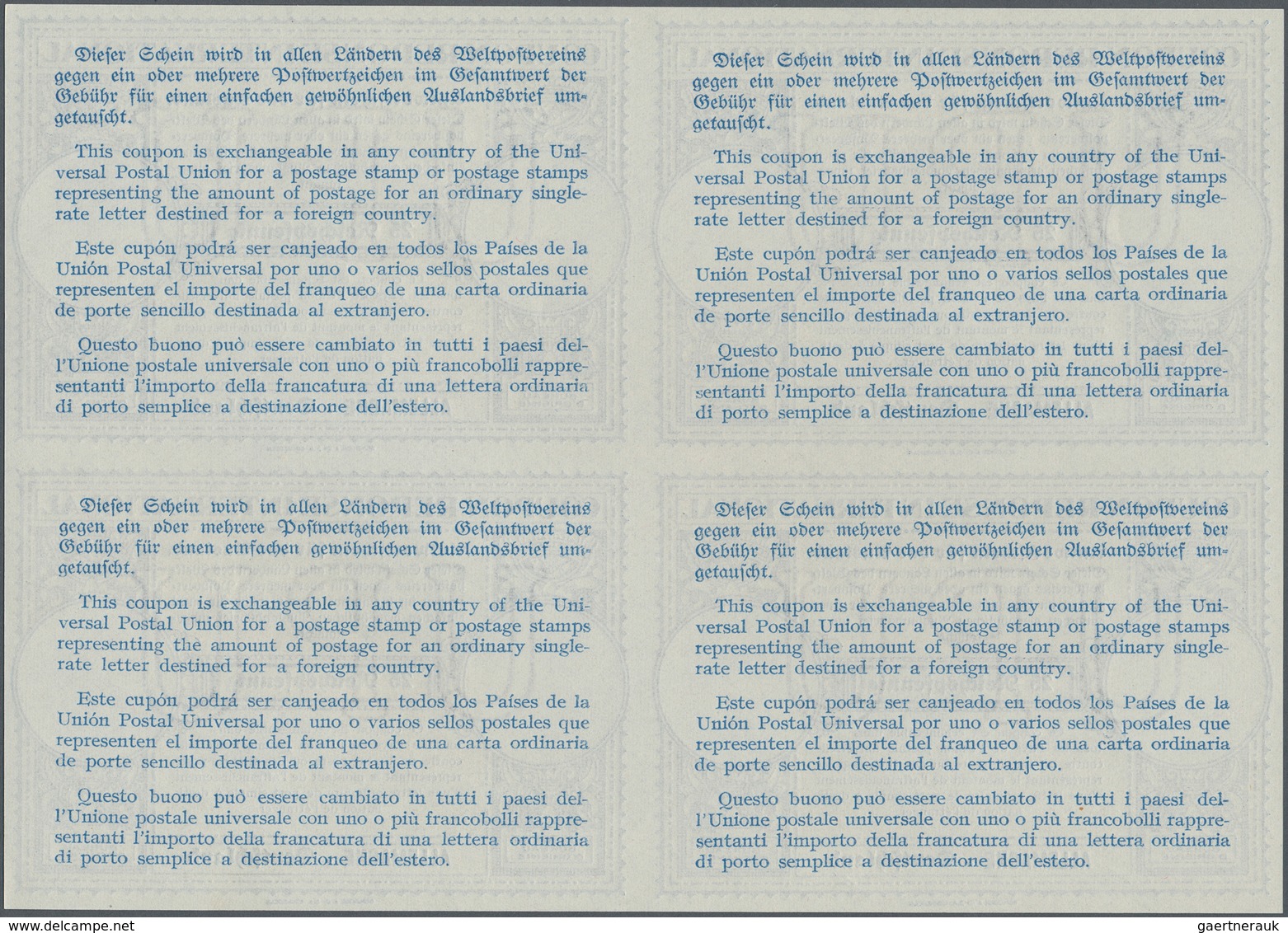 18330 Deutsches Reich - Ganzsachen: 1941, Juni. Internationaler Antwortschein "25 Reichspfennig" (London-M - Other & Unclassified