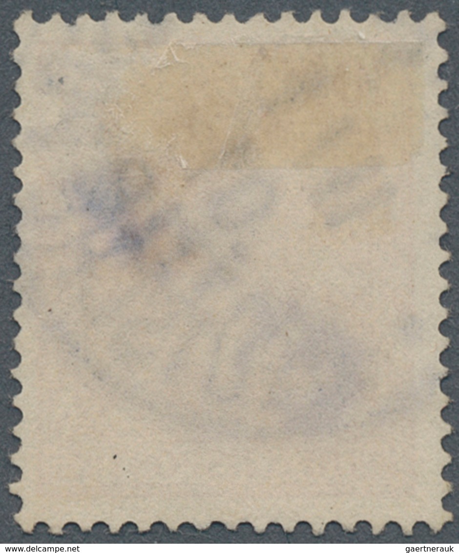 18424 Deutsche Post In China: 1900, 10 Pfg. Reichspost Mit Handstempel-Aufdruck, Gebraucht Mit Teilstempel - Chine (bureaux)