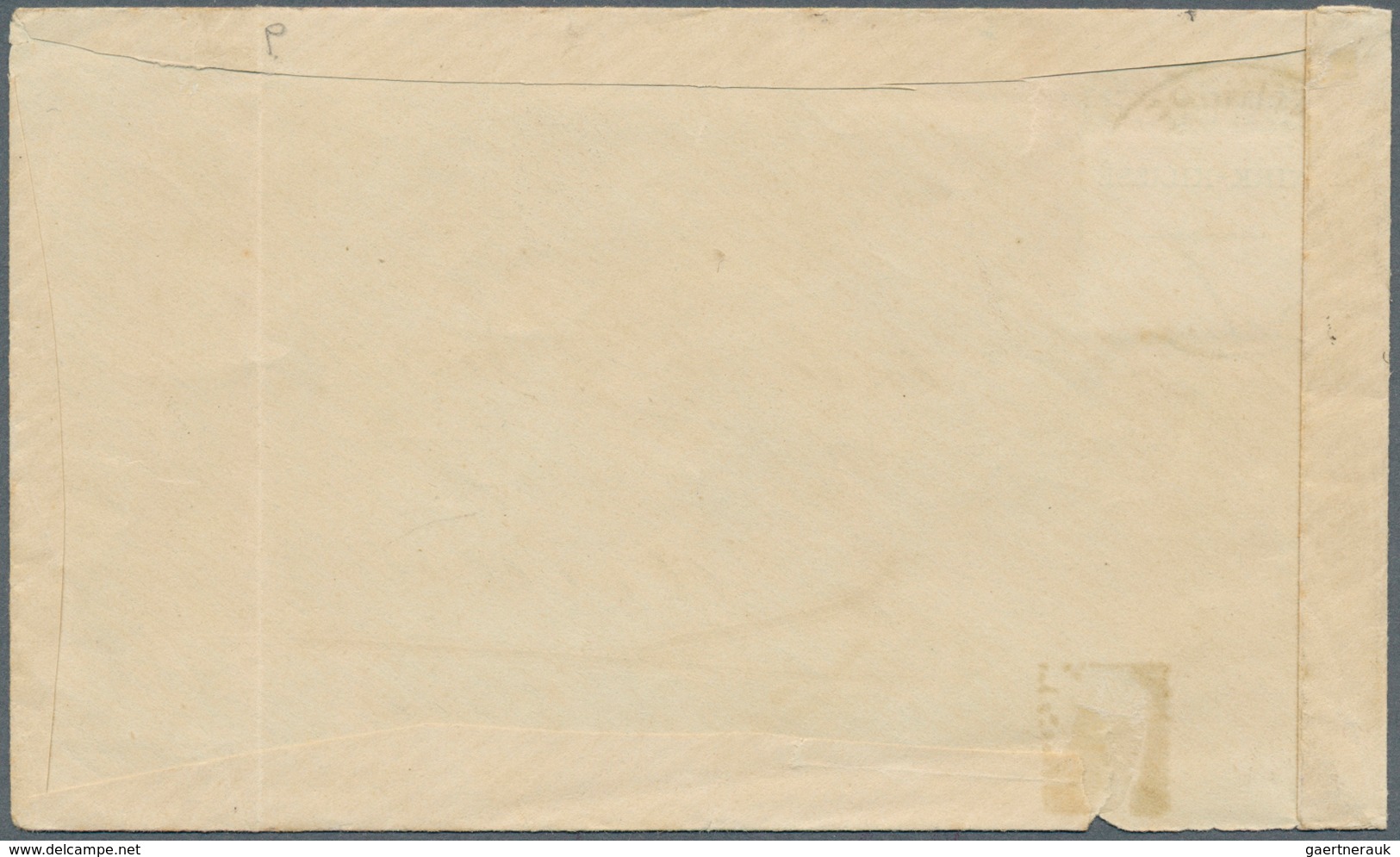 18507 Deutsche Post In Der Türkei: 1884, 1 Pia. Auf 20 Pf. Seltener Blauschwarzer Aufdruck Auf Brief Nach - Turkey (offices)