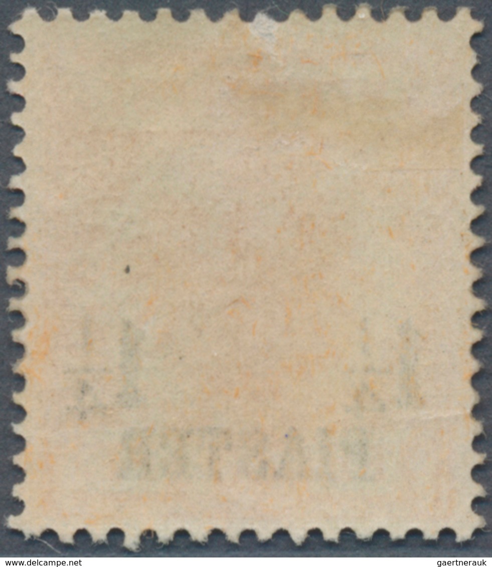 18518 Deutsche Post In Der Türkei: 1890, 1¼ Piaster Auf 25 Pfg. Dunkelorange. Die Marke Ist Farbfrisch, Gu - Deutsche Post In Der Türkei