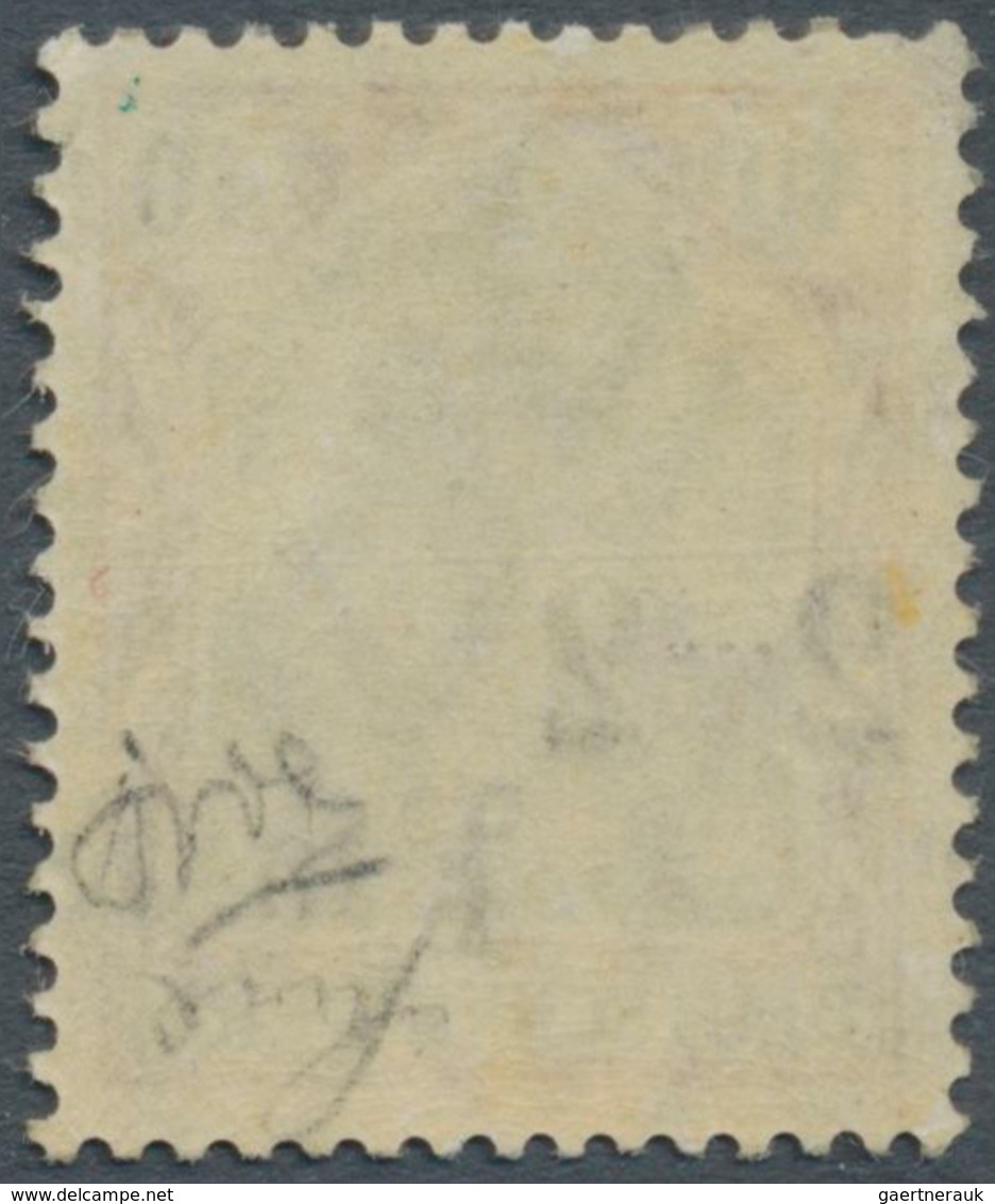 18531 Deutsche Post In Der Türkei: 1905, 2 Piaster Auf 40 Pfg., Aufdruckfehler Seitlich Stark Verschobener - Deutsche Post In Der Türkei