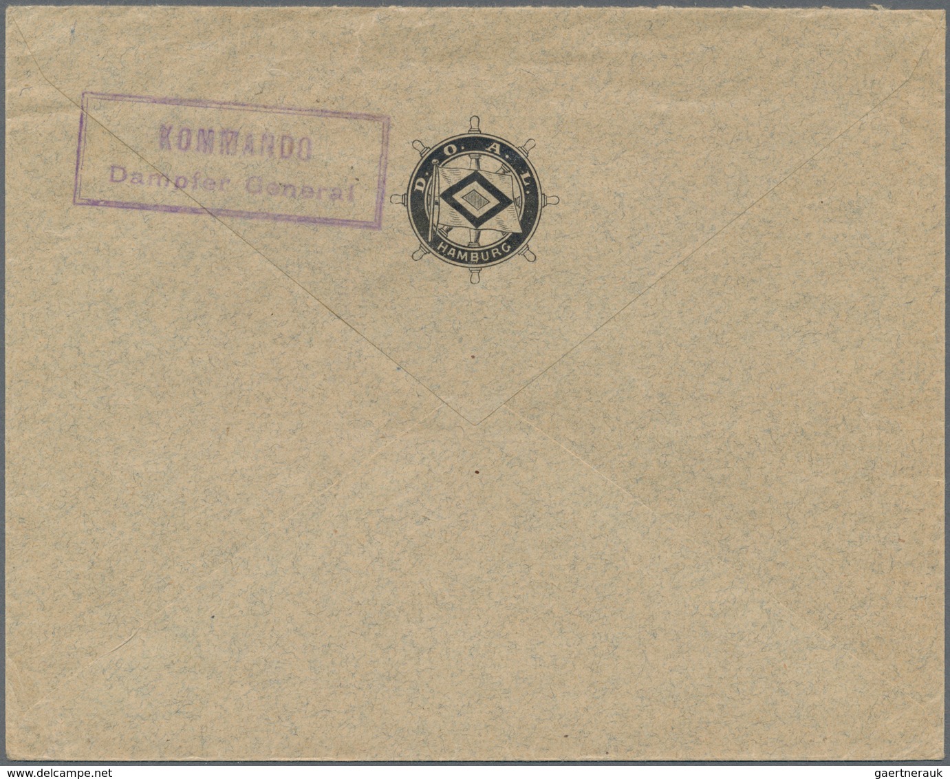 18539 Deutsche Post In Der Türkei: 1918, Feldpostbrief Mit Schwarzviolettem Aufgabestempel "DEUTSCHE SEEPO - Turkey (offices)