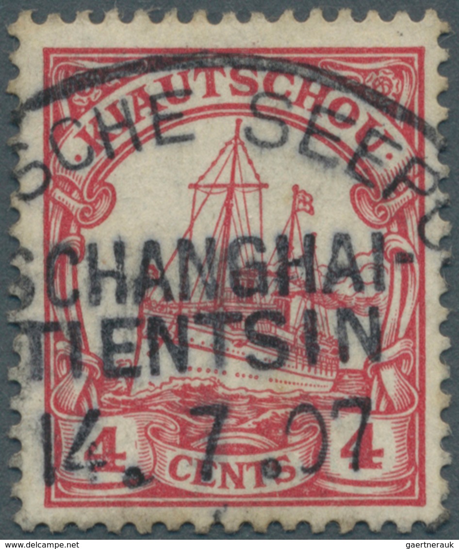 18732 Deutsche Kolonien - Kiautschou - Stempel: 1907: Seepoststempel SCHANGHAI-TIENTSIN (mit SCH) Sauber A - Kiauchau