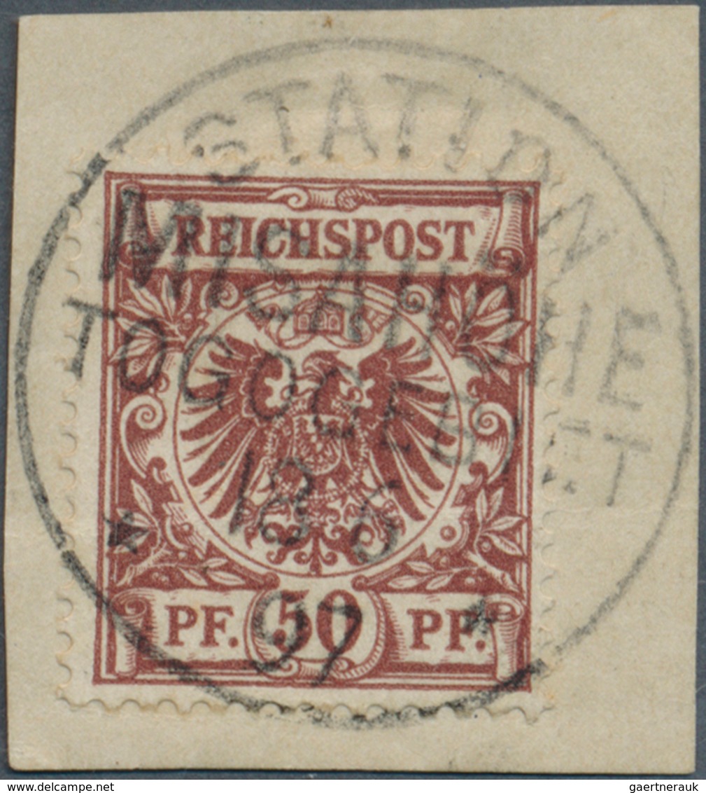 18845 Deutsche Kolonien - Togo - Stempel: 1897, Sauber Und Zentrisch Gestempeltes Briefstück Mit Komplette - Togo