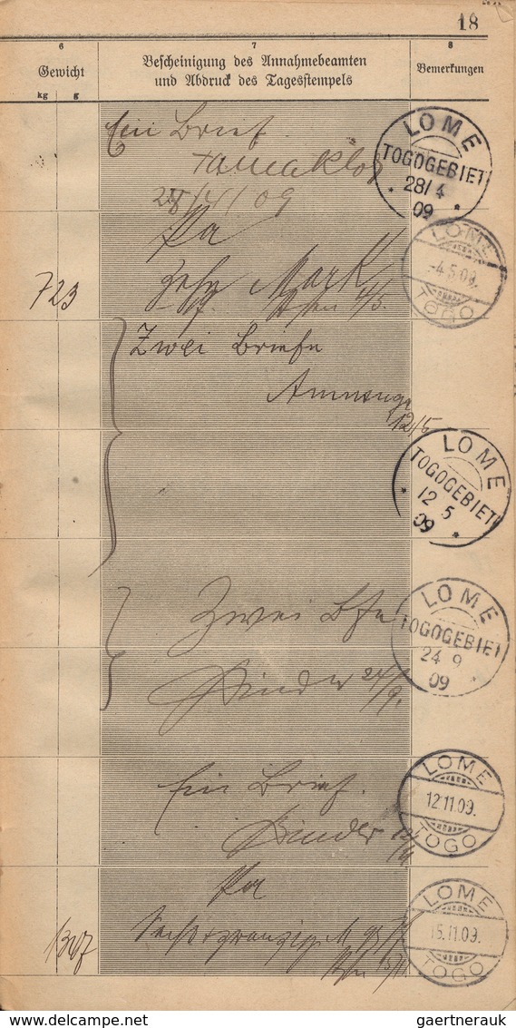 18847 Deutsche Kolonien - Togo - Besonderheiten: DEUTSCHE KOLONIEN - TOGO: 3.9.1902 Bis 4.8.1914, Württemb - Togo