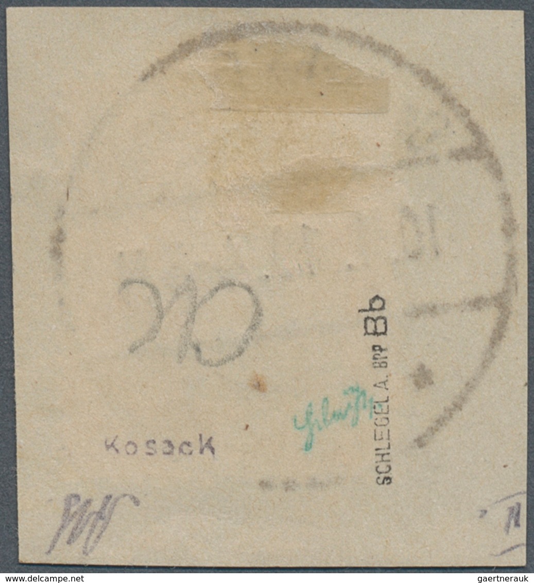 18867 Deutsche Besetzung I. WK: Postgebiet Ober. Ost - Libau: 1919, 25 Pf. Rotorange/schwarz Auf Gelbweiß - Occupation 1914-18