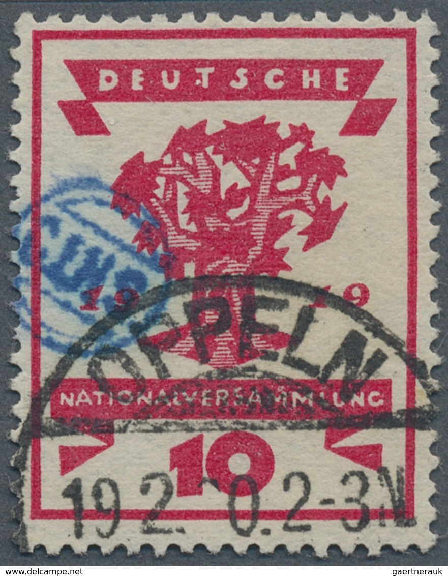 18916 Deutsche Abstimmungsgebiete: Oberschlesien - Französische Besatzung: 1920, 10 Pf Nationalversammlung - Other & Unclassified