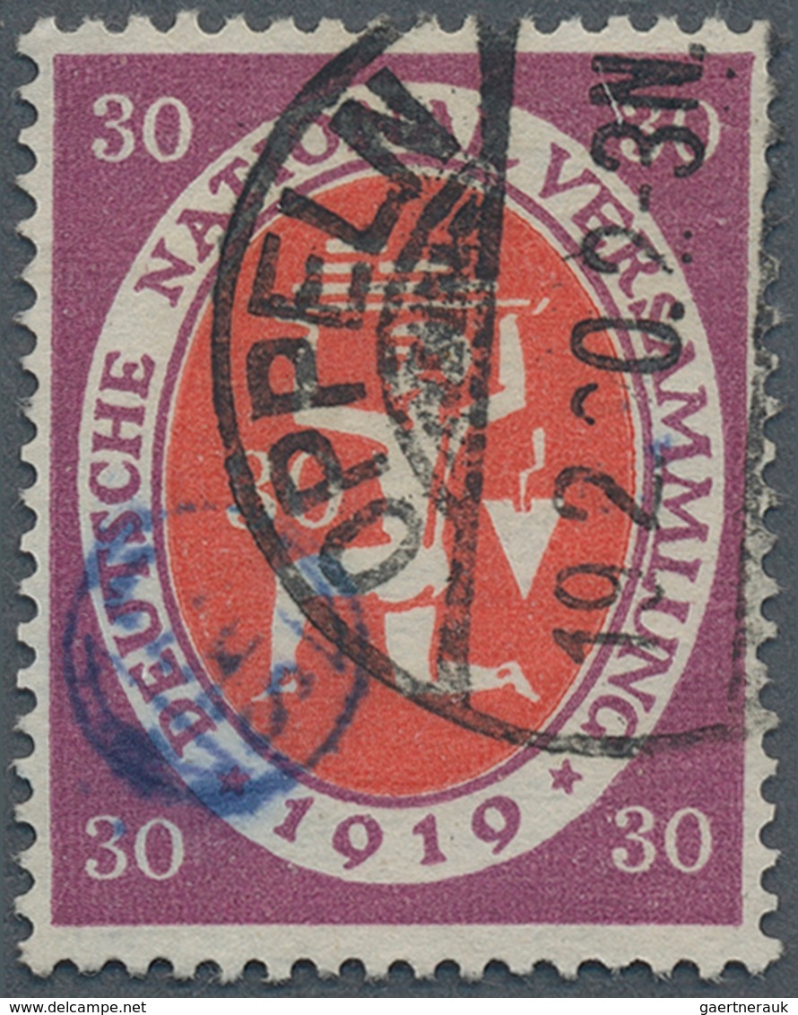 18918 Deutsche Abstimmungsgebiete: Oberschlesien - Französische Besatzung: 1920, 30 Pf Nationalversammlung - Autres & Non Classés