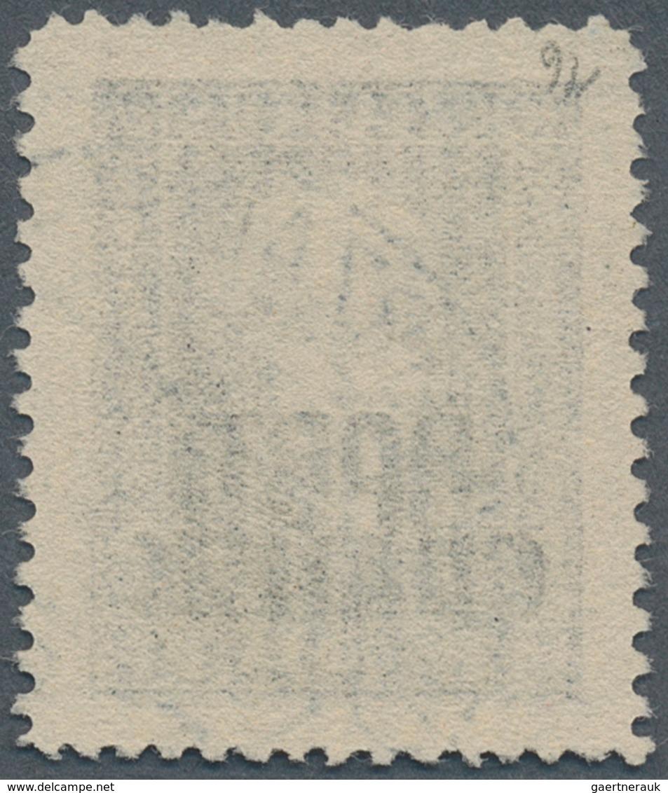 19110 Danzig - Polnische Post (Port Gdansk): 1929, Freimarke Von Polen Mit Aufdruck Auf Mattchromgelbem, S - Other & Unclassified