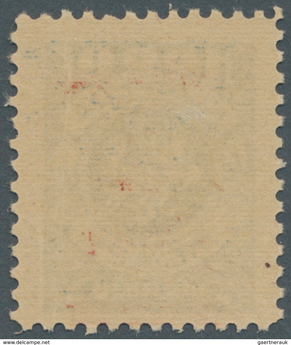 19155 Memel: 1923, Freimarke Von Memel Mit Geändertem Bdr.-Aufdruck, 15 C Auf 1000 M Grünlichblau, Postfri - Klaipeda 1923