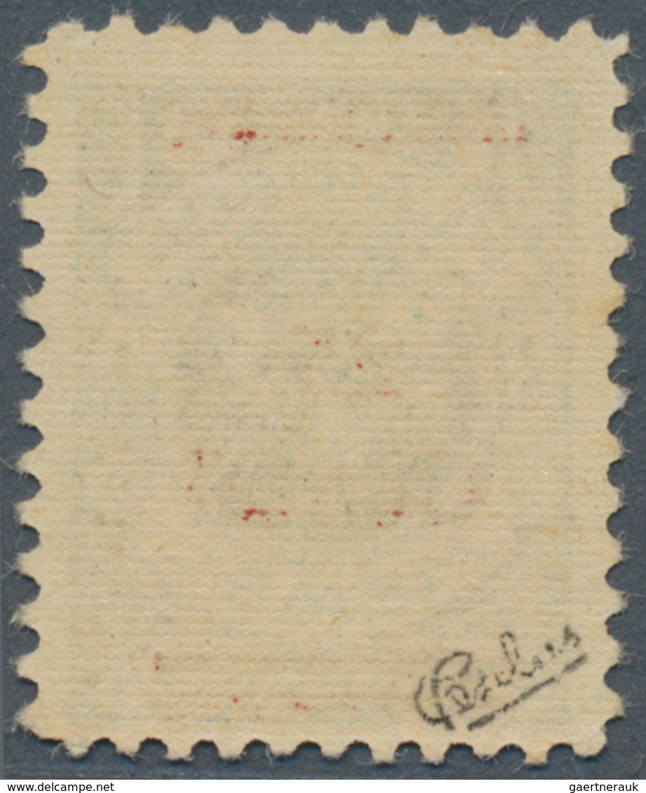 19158 Memel: 1923, Freimarke Von Memel Mit Geändertem Bdr.-Aufdruck, 25 C Auf 1000 M Grünlichblau Als Post - Klaipeda 1923