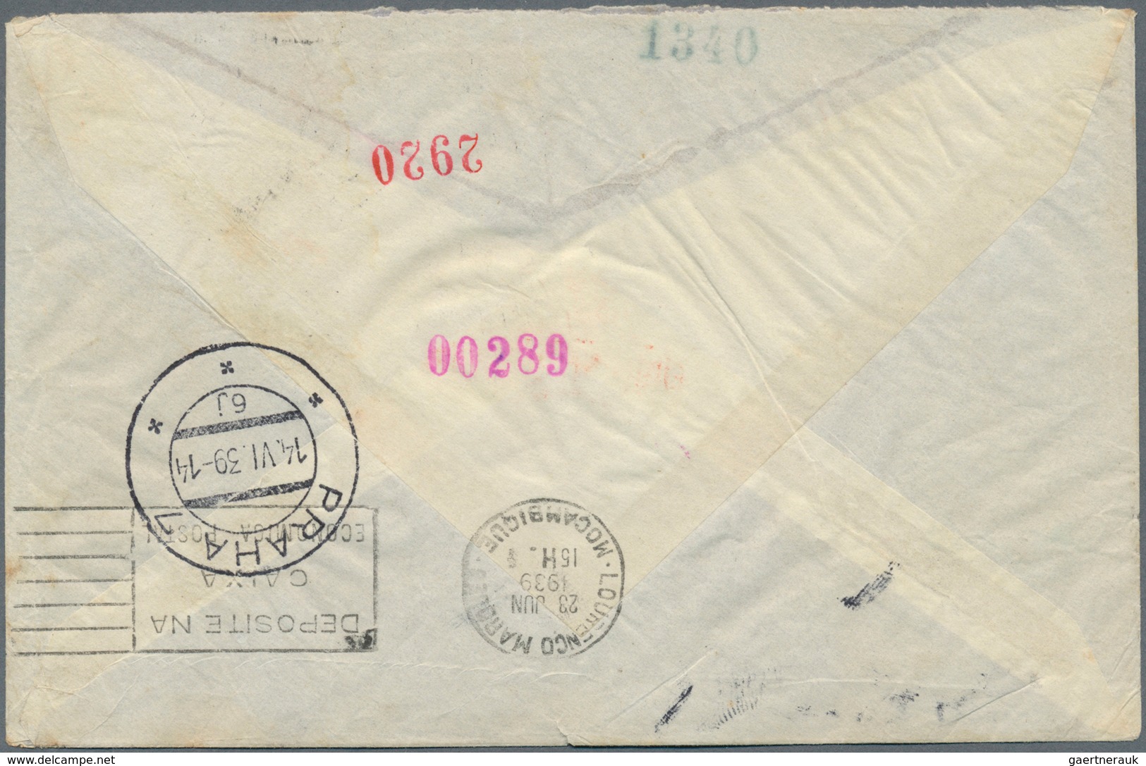 19316 Dt. Besetzung II WK - Böhmen Und Mähren: 1939. Lot Von 3 Lp-Briefen Mit 4 Kc Luftpost Bzw. 4 Kc Land - Occupation 1938-45