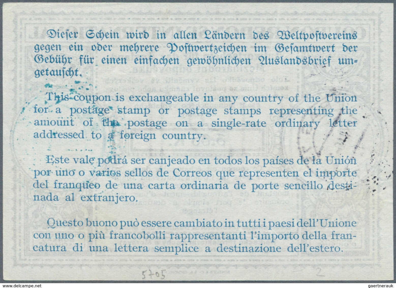 19340 Dt. Besetzung II WK - Böhmen Und Mähren - Ganzsachen: 1940, 3.35 K Internationaler Antwortschein, En - Occupation 1938-45